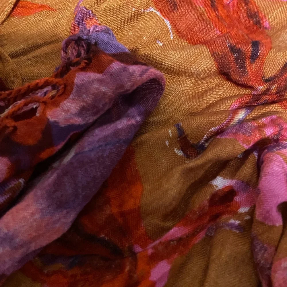 Beautiful Fall accessory.Coldwater Creek  scarf with earthy tones. 60”